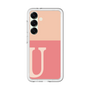 スリムプロテクションプレミアムケース［ オリジナル - initial two tone - U pink ］