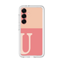 スリムプロテクションプレミアムケース［ オリジナル - initial two tone - U pink ］