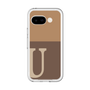 スリムプロテクションプレミアムケース［ オリジナル - initial two tone - U brown ］