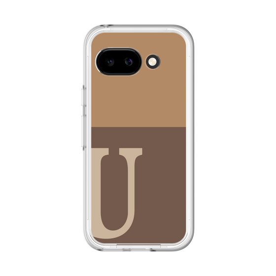 スリムプロテクションプレミアムケース［ オリジナル - initial two tone - U brown ］
