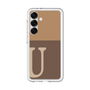 スリムプロテクションプレミアムケース［ オリジナル - initial two tone - U brown ］