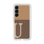 スリムプロテクションプレミアムケース［ オリジナル - initial two tone - U brown ］