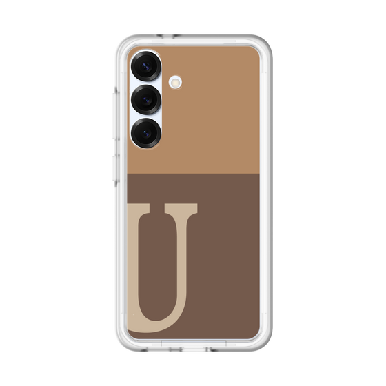 スリムプロテクションプレミアムケース［ オリジナル - initial two tone - U brown ］