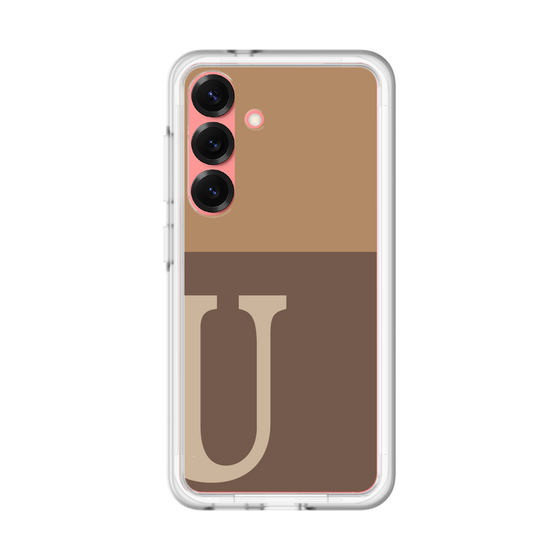 スリムプロテクションプレミアムケース［ オリジナル - initial two tone - U brown ］
