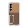 スリムプロテクションプレミアムケース［ オリジナル - initial two tone - U brown ］