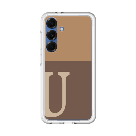 スリムプロテクションプレミアムケース［ オリジナル - initial two tone - U brown ］