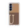 スリムプロテクションプレミアムケース［ オリジナル - initial two tone - U brown ］