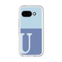 スリムプロテクションプレミアムケース［ オリジナル - initial two tone - U blue ］