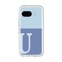 スリムプロテクションプレミアムケース［ オリジナル - initial two tone - U blue ］