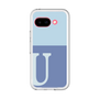 スリムプロテクションプレミアムケース［ オリジナル - initial two tone - U blue ］
