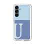 スリムプロテクションプレミアムケース［ オリジナル - initial two tone - U blue ］
