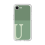 スリムプロテクションプレミアムケース［ オリジナル - initial two tone - U green ］