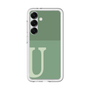 スリムプロテクションプレミアムケース［ オリジナル - initial two tone - U green ］