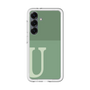 スリムプロテクションプレミアムケース［ オリジナル - initial two tone - U green ］