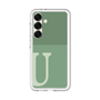 スリムプロテクションプレミアムケース［ オリジナル - initial two tone - U green ］