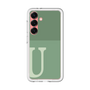 スリムプロテクションプレミアムケース［ オリジナル - initial two tone - U green ］