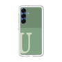 スリムプロテクションプレミアムケース［ オリジナル - initial two tone - U green ］