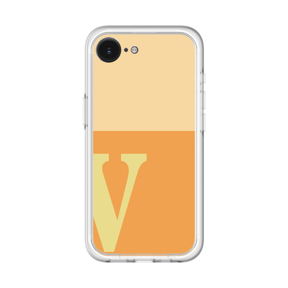 スリムプロテクションプレミアムケース［ オリジナル - initial two tone - V orange ］