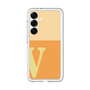 スリムプロテクションプレミアムケース［ オリジナル - initial two tone - V orange ］