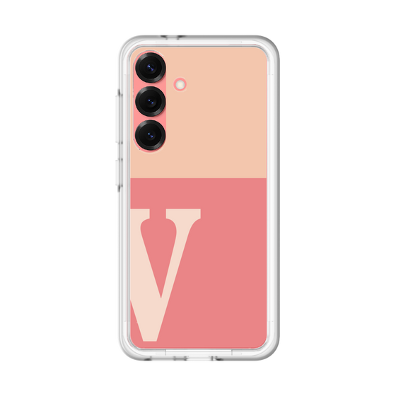 スリムプロテクションプレミアムケース［ オリジナル - initial two tone - V pink ］