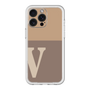 スリムプロテクションプレミアムケース［ オリジナル - initial two tone - V brown ］