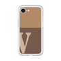 スリムプロテクションプレミアムケース［ オリジナル - initial two tone - V brown ］