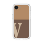 スリムプロテクションプレミアムケース［ オリジナル - initial two tone - V brown ］