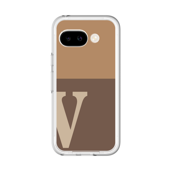 スリムプロテクションプレミアムケース［ オリジナル - initial two tone - V brown ］