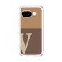 スリムプロテクションプレミアムケース［ オリジナル - initial two tone - V brown ］
