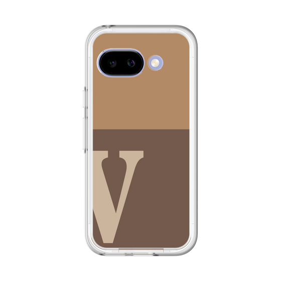 スリムプロテクションプレミアムケース［ オリジナル - initial two tone - V brown ］