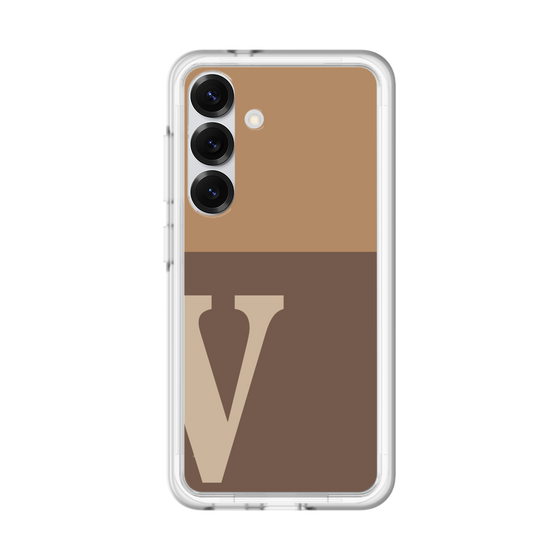 スリムプロテクションプレミアムケース［ オリジナル - initial two tone - V brown ］