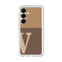 スリムプロテクションプレミアムケース［ オリジナル - initial two tone - V brown ］