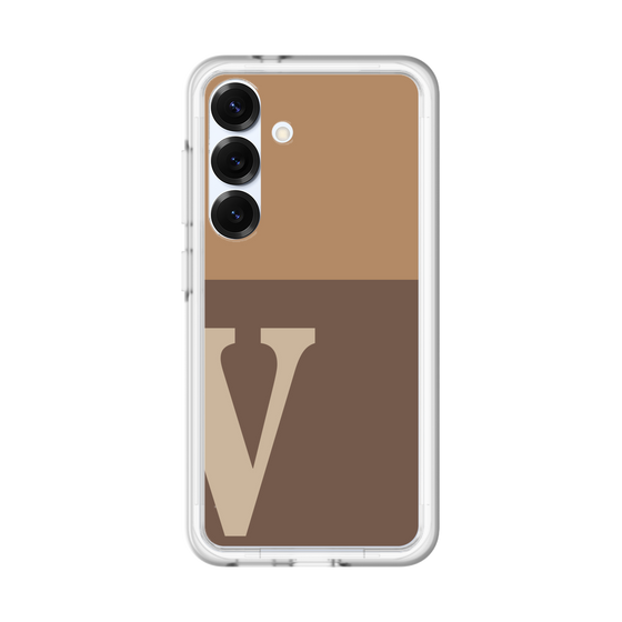 スリムプロテクションプレミアムケース［ オリジナル - initial two tone - V brown ］