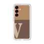スリムプロテクションプレミアムケース［ オリジナル - initial two tone - V brown ］