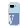 スリムプロテクションプレミアムケース［ オリジナル - initial two tone - V blue ］