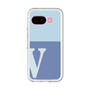 スリムプロテクションプレミアムケース［ オリジナル - initial two tone - V blue ］