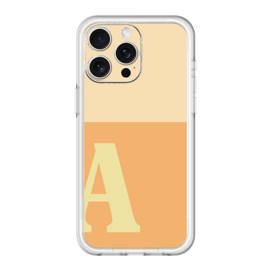 スリムプロテクションプレミアムケース［ オリジナル - initial two tone - A orange ］