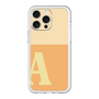 スリムプロテクションプレミアムケース［ オリジナル - initial two tone - A orange ］
