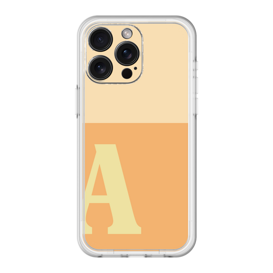 スリムプロテクションプレミアムケース［ オリジナル - initial two tone - A orange ］