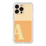 スリムプロテクションプレミアムケース［ オリジナル - initial two tone - A orange ］