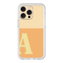 スリムプロテクションプレミアムケース［ オリジナル - initial two tone - A orange ］