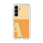 スリムプロテクションプレミアムケース［ オリジナル - initial two tone - A orange ］