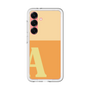 スリムプロテクションプレミアムケース［ オリジナル - initial two tone - A orange ］
