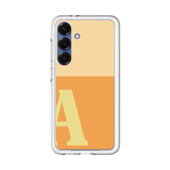 スリムプロテクションプレミアムケース［ オリジナル - initial two tone - A orange ］