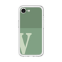 スリムプロテクションプレミアムケース［ オリジナル - initial two tone - V green ］