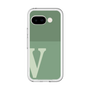 スリムプロテクションプレミアムケース［ オリジナル - initial two tone - V green ］