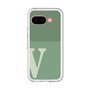 スリムプロテクションプレミアムケース［ オリジナル - initial two tone - V green ］