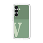 スリムプロテクションプレミアムケース［ オリジナル - initial two tone - V green ］