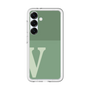 スリムプロテクションプレミアムケース［ オリジナル - initial two tone - V green ］