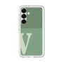 スリムプロテクションプレミアムケース［ オリジナル - initial two tone - V green ］